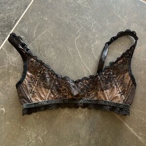 Black Lace Very Sexy Corset Bra